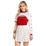 Nova Zombies Costume Daywalker Vampire Nova Red Outfit Halloween Carnival Suit for Cosplay