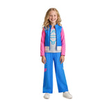 Zombies Outfit Addison Blue Vest Pants and Shirt 3pcs Suit Cheerleader Costume for Kids Adults