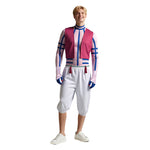 Akaza Costume Stubborn Demon Hakuji Cosplay Outfit Halloween Party Full Set