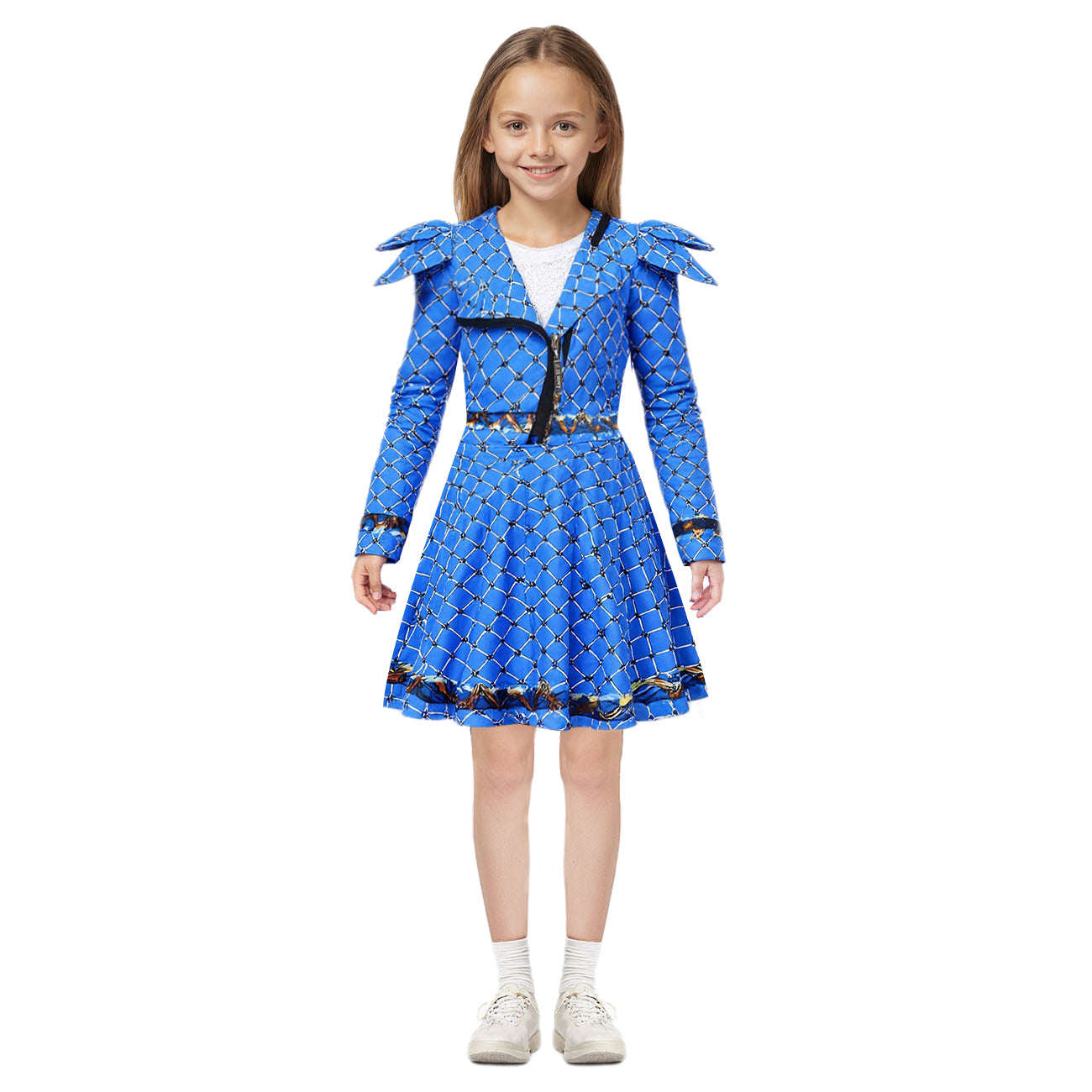 Girls Chloe Dress Blue Chloe Cosplay Outfit Halloween Costume