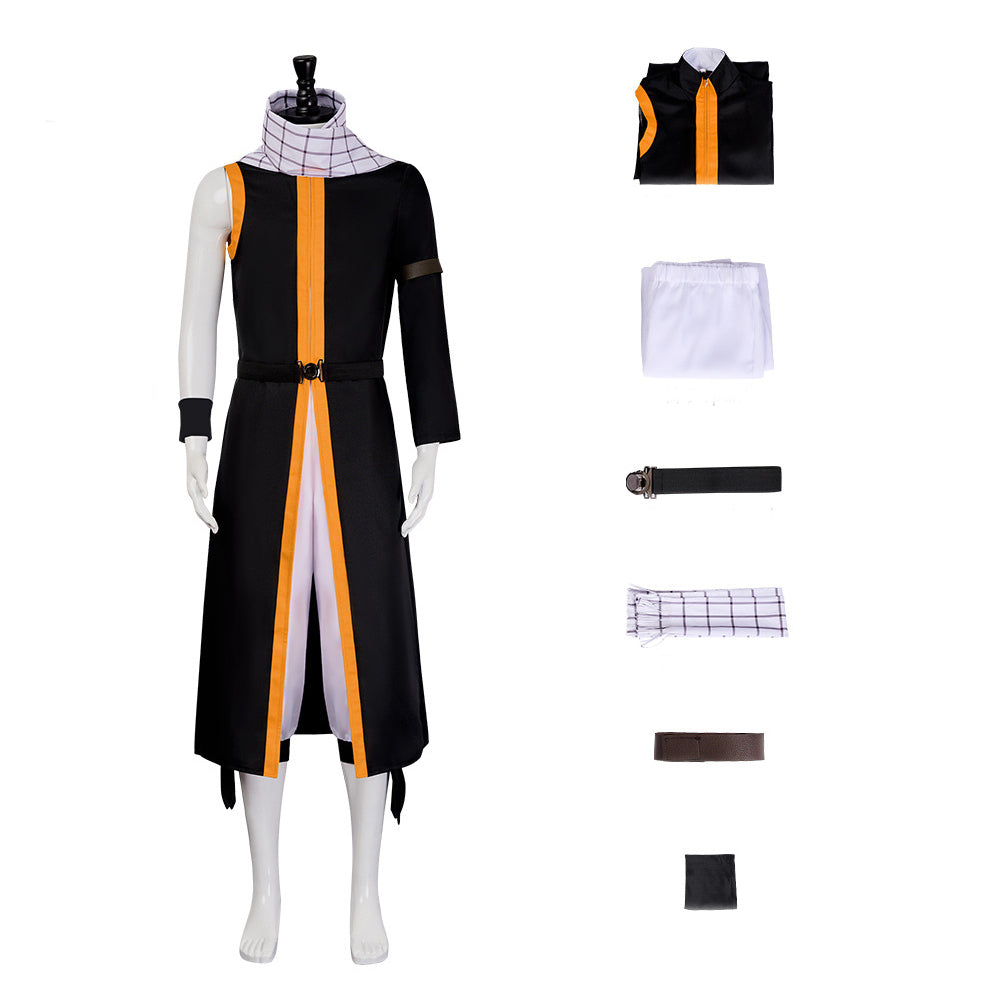 Men's Dragneel Cosplay Outfit Dragon Slayer Battle Suit for Halloween Carnival