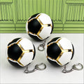 Fidget Soccer Ball Keychain Compact Pop and Press Sensory Toy Portable Decompression Accessory for Sports Fans & Kids