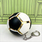 Fidget Soccer Ball Keychain Compact Pop and Press Sensory Toy Portable Decompression Accessory for Sports Fans & Kids