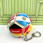 Fidget Soccer Ball Keychain Compact Pop and Press Sensory Toy Portable Decompression Accessory for Sports Fans & Kids