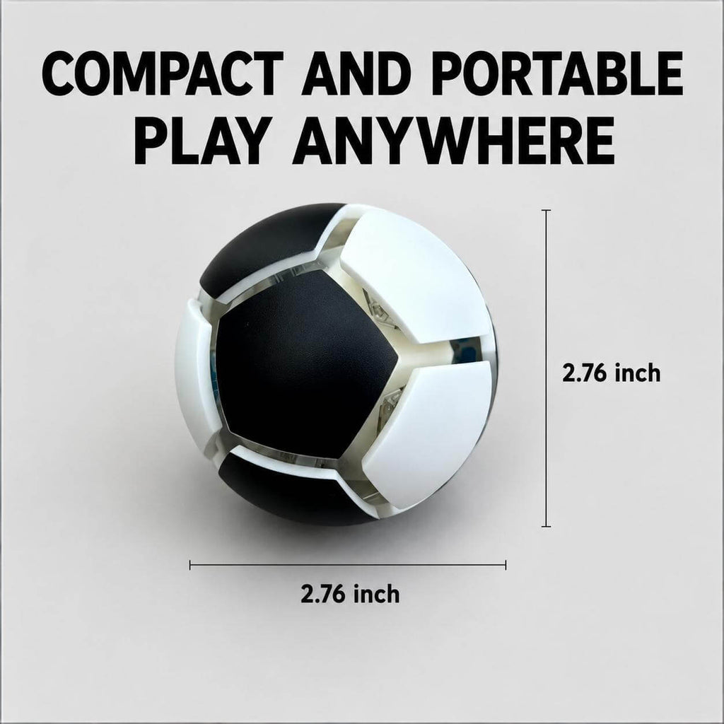 Fidget Soccer Ball Keychain Compact Pop and Press Sensory Toy Portable Decompression Accessory for Sports Fans & Kids