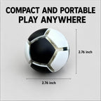 Fidget Soccer Ball Keychain Compact Pop and Press Sensory Toy Portable Decompression Accessory for Sports Fans & Kids