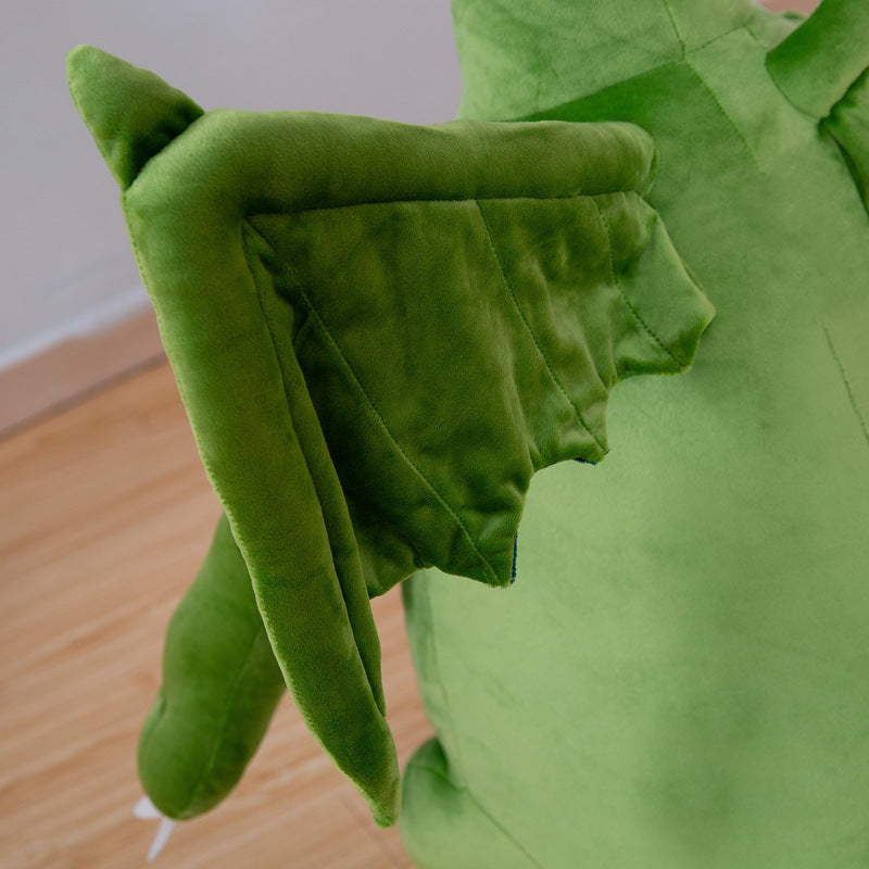 Fire Dragon Stuffed Animal Flying Dragon Plush Doll Realistic Dino Plush Pillow Toy