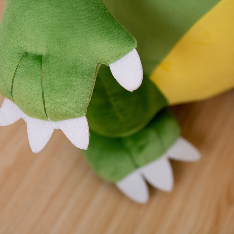 Fire Dragon Stuffed Animal Flying Dragon Plush Doll Realistic Dino Plush Pillow Toy