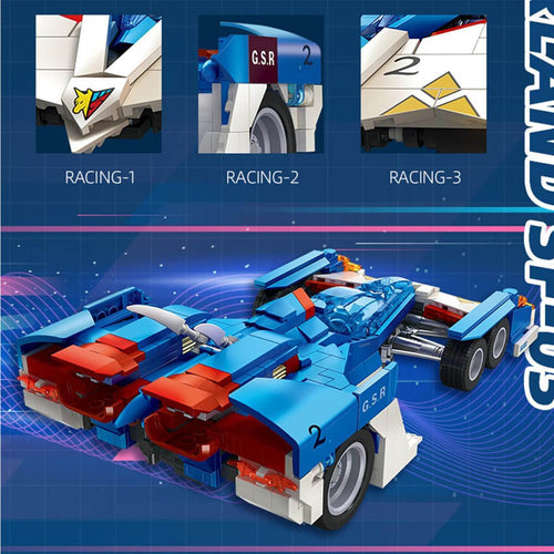 793 PCS F1 Garland SF-03 Building Blocks Car Model Formula 1 Sports Car Building Kit Collection Car