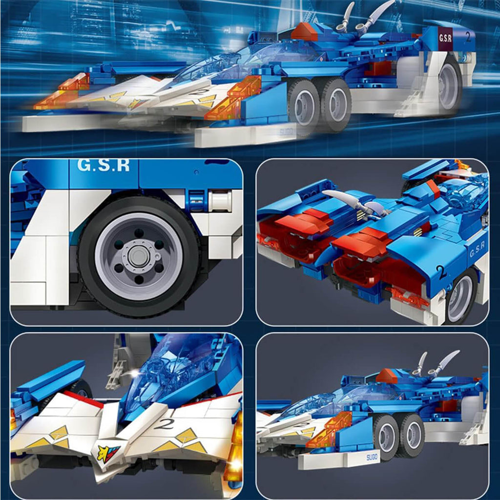 793 PCS F1 Garland SF-03 Building Blocks Car Model Formula 1 Sports Car Building Kit Collection Car