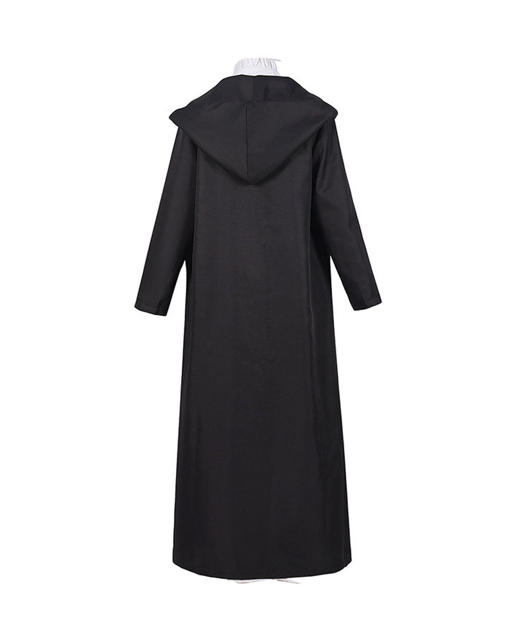 Mage Girl Costume Black Robe and Dress 2pcs Outfit for Cosplay Anime Events