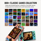 G3 Retro Handheld Game Console TV Output Two-Player Game Console with 800+ Classic Games for Gaming Players