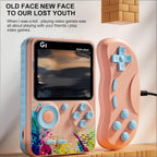 G5 Portable Retro Handheld Game Console with 500 Classic Games Support 2-Player Mode For Teens and Adults