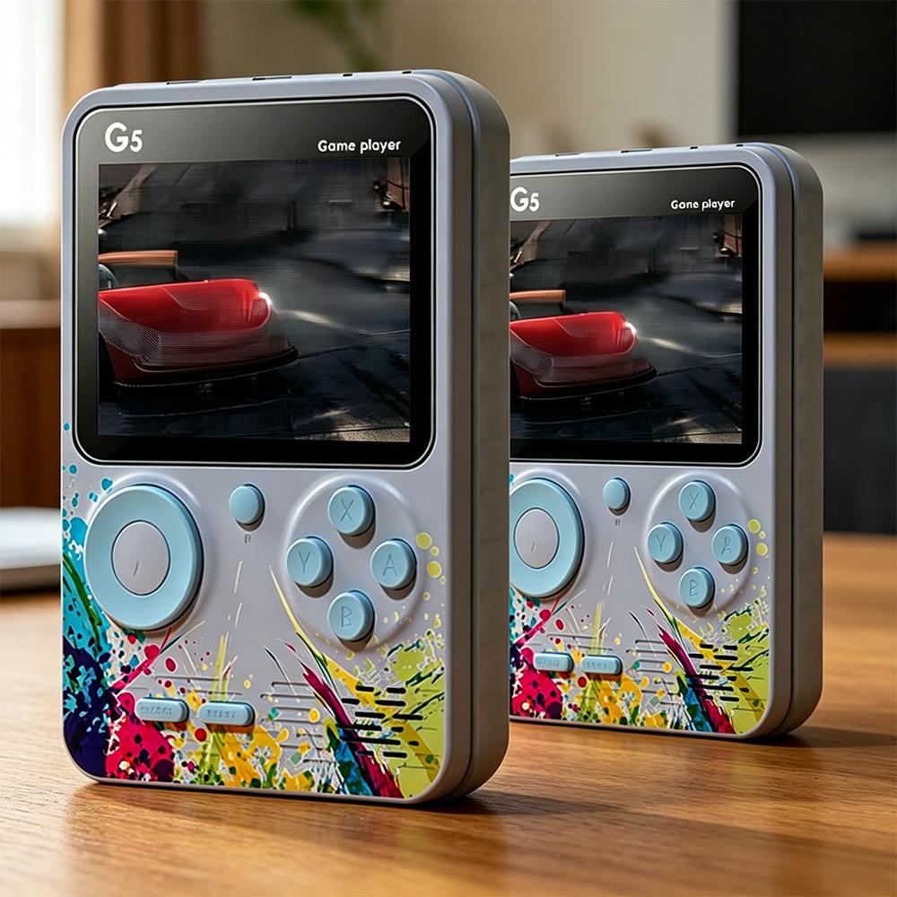 G5 Portable Retro Handheld Game Console with 500 Classic Games Support 2-Player Mode For Teens and Adults