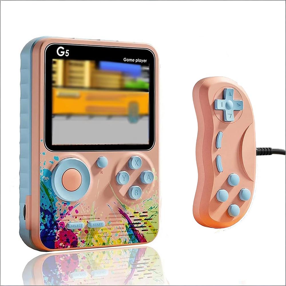 G5 Portable Retro Handheld Game Console with 500 Classic Games Support 2-Player Mode For Teens and Adults