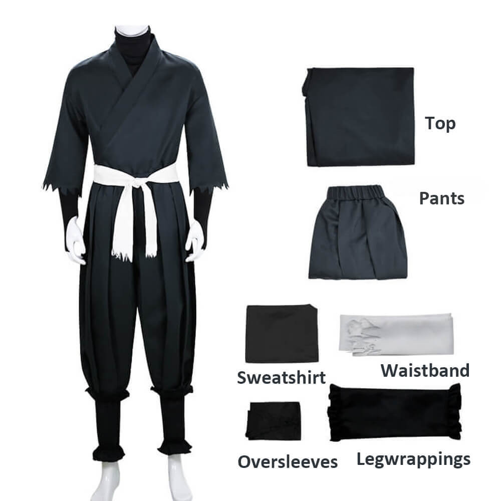 Adult Gabimaru Cosplay Costume Hell's Paradise Outfit Jigokurakux 6pcs Full Set for Halloween Party