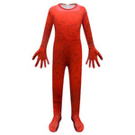 Kids Banban Costume 2023 New Game Banban Cosplay Outfit Red Jumpsuit and Mask 2PCS Set