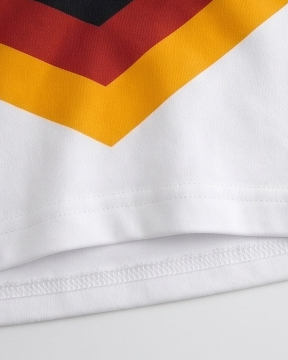 Women German Football Jersey White Halter Neck Backless Crop Top for Stadium Sports Cheering Parties