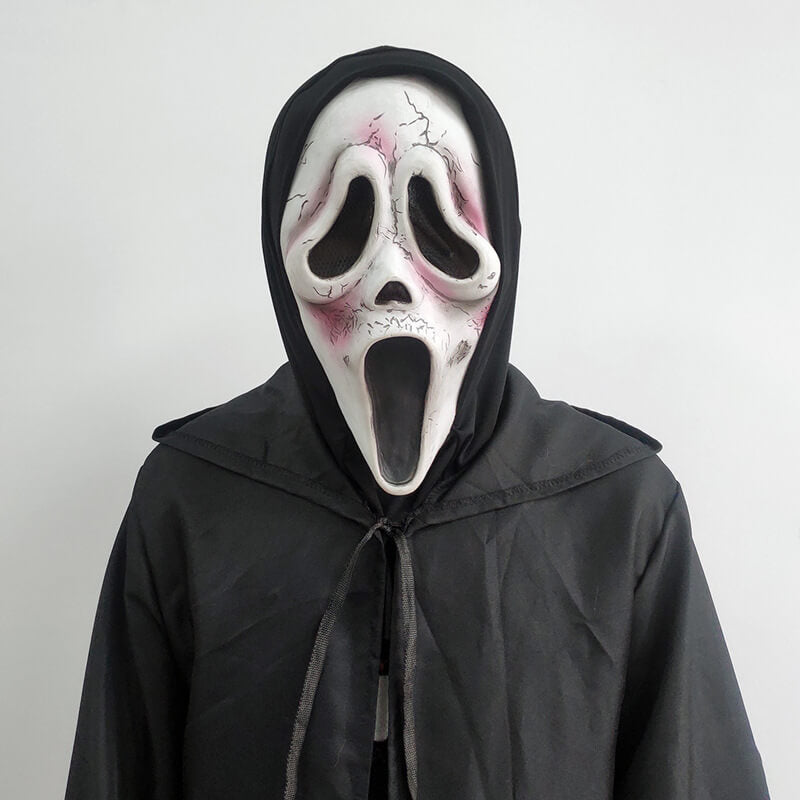 Ghostface Mask Scream 6 Horror Mask Ghost Face Scary Halloween Mask for Adult