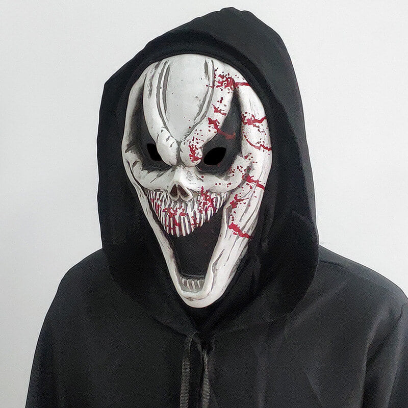Ghostface Mask Scream 6 Horror Mask Ghost Face Scary Halloween Mask for Adult