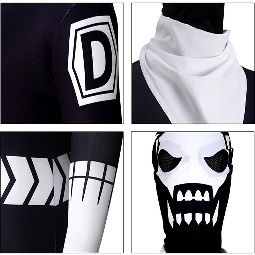 Go! Go! Loser Ranger Cosplay Costume Black Kids Adults Combatant D Uniform