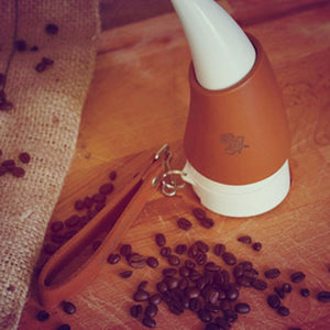 Goat Horns Coffee Mug Best 230ml Coffee Cups Thermal Mug with Lids & Rope