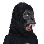 Adult Gorilla Latex Mask Kong Cosplay Helmet Realistic Headgear Funny Party Props