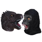 Adult Gorilla Latex Mask Kong Cosplay Helmet Realistic Headgear Funny Party Props