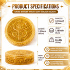 Gold Squishies Maltose Simulated Gold Coins Sparkle Stress Relief Fidget Squishy Toy for Kids 14+ and Adults
