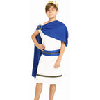 Girls Boys Greek Goddess Costume Athena Aphrodite Halloween Cosplay Dress Up Costume