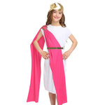 Girls Boys Greek Goddess Costume Athena Aphrodite Halloween Cosplay Dress Up Costume