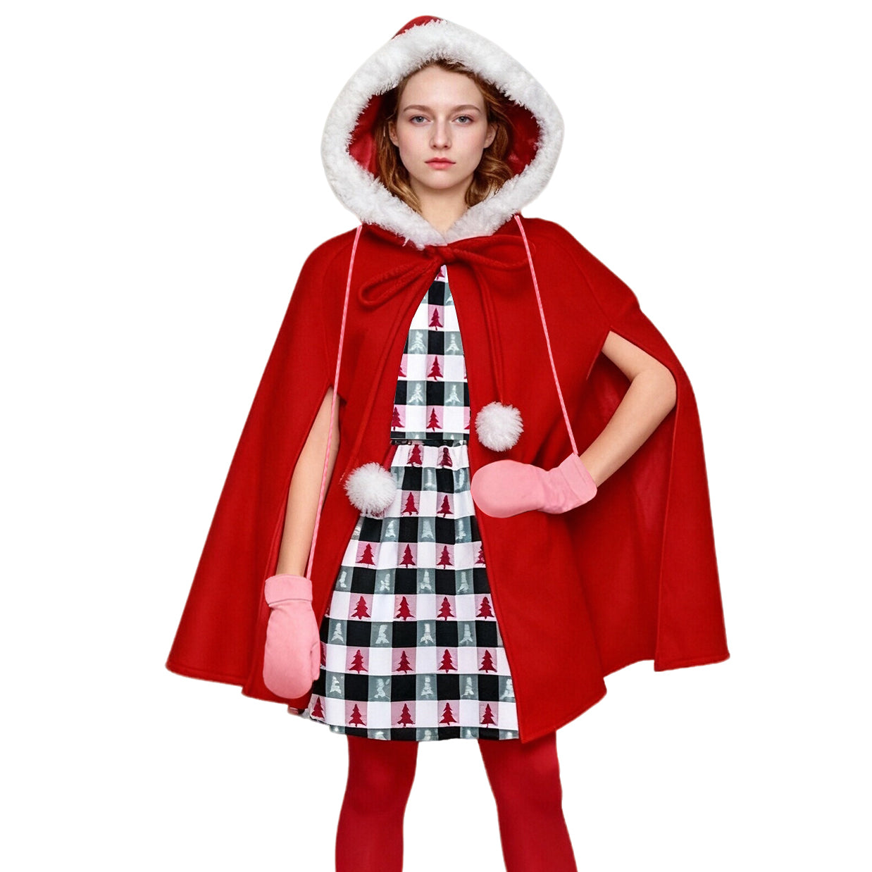 Cindy Lou Who Costume Girls Adults Christmas Dress Full Set Cindy Cosplay Outift