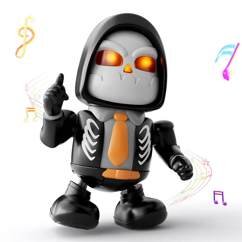 Funny Dancing Robot Kids Skeleton Pumpkin Prank Robot Halloween Gift Toys