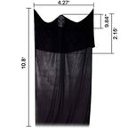 10.8ft Halloween Decoration Ghost Face Hanging Curtain with Sound and Light for Yard Porch Haunted House