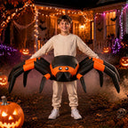 Halloween Inflatable Spider Costume Riding Blow up Cosplay for Adults and Kids