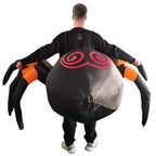Halloween Inflatable Spider Costume Riding Blow up Cosplay for Adults and Kids