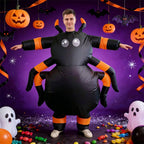 Halloween Inflatables Spider Costume Funny Blow up Cosplay Jumpsuit for Adult and Kids