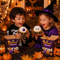 3.35'' Halloween Dumpling Squishy with Steamer Box Mystery Blind Box Cute Squishy Toy for Kids 14+ and Adults