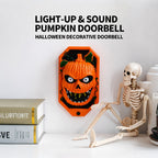 Halloween Scary Doorbell With Pop‑up Spider Flashing LED Eyes and Spooky Sound Effects for Home Decor