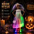 Halloween Skeleton Dancing Coffin Skeleton with Lights and Music for Halloween Decoration