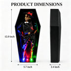Halloween Skeleton Dancing Coffin Skeleton with Lights and Music for Halloween Decoration
