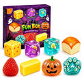Halloween Squishies 8pcs Slow Rebound Squishy Toy Set Stress Relief Sensory Toys Gift Box for Kids and Adults