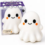 5.12'' Halloween Squishies Cute Ghost Squishy Toy Stress Relief Silicone Fidget Toy for Party Favors & Gifts