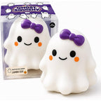 5.12'' Halloween Squishies Cute Ghost Squishy Toy Stress Relief Silicone Fidget Toy for Party Favors & Gifts