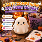 5.12'' Halloween Squishies Cute Ghost Squishy Toy Stress Relief Silicone Fidget Toy for Party Favors & Gifts