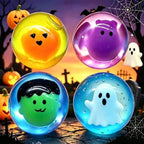 Halloween Squishies 2.17'' Cute Glow-in-the-dark Squishy Squeeze Stress Relief Toy for Kids and Adults