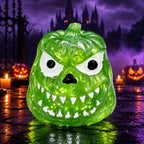 Halloween Squishies Glitter Clear Pumpkin Skull Slow Rebound Squishy Toy For Holiday Gifts