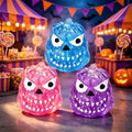 Halloween Squishies Glitter Clear Pumpkin Skull Slow Rebound Squishy Toy For Holiday Gifts
