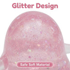 3.15'' Halloween Squishies Glitter Ghost Squishy Toy Relief Squeeze Toys For Kids and Adults