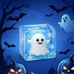 2.17'' Halloween Squishies 4pcs Transparent Glow-in-the-Dark Squishy Toy Squeeze Stress Relief Toy For Holiday Gift
